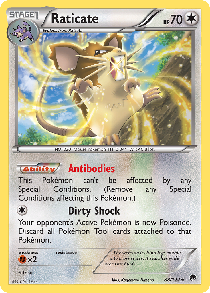 Raticate (88/122) [XY: BREAKpoint] | Exor Games New Glasgow