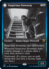 Suspicious Stowaway // Seafaring Werewolf [Innistrad: Double Feature] | Exor Games New Glasgow