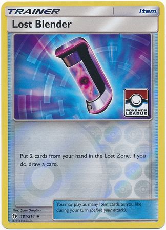 Lost Blender (181/214) (League Promo) [Sun & Moon: Lost Thunder] | Exor Games New Glasgow