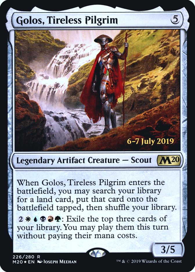 Golos, Tireless Pilgrim  [Core Set 2020 Prerelease Promos] | Exor Games New Glasgow