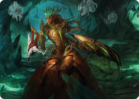 Glissa Sunslayer Art Card [Phyrexia: All Will Be One Art Series] | Exor Games New Glasgow