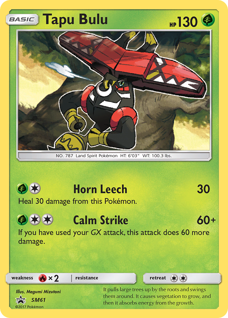 Tapu Bulu (SM61) [Sun & Moon: Black Star Promos] | Exor Games New Glasgow