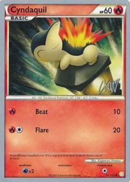 Cyndaquil (61/123) (Reshiphlosion - Christopher Kan) [World Championships 2011] | Exor Games New Glasgow