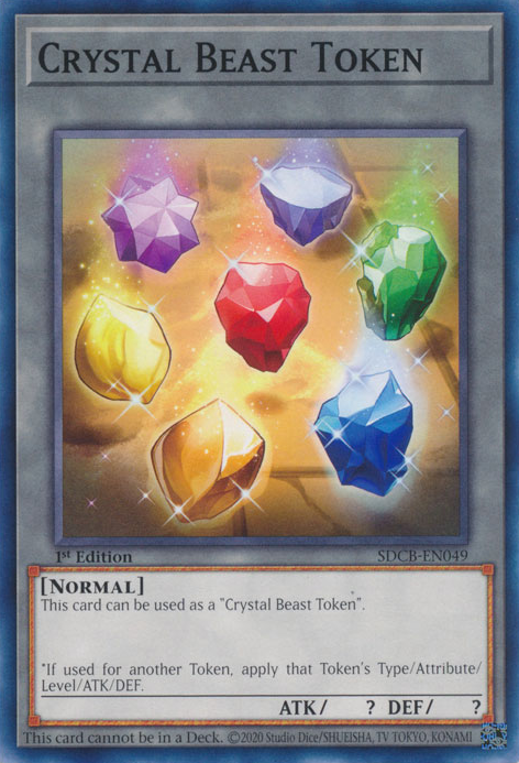 Crystal Beast Token [SDCB-EN049] Common | Exor Games New Glasgow