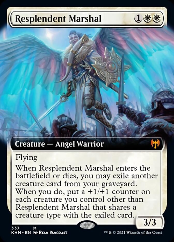 Resplendent Marshal (Extended Art) [Kaldheim] | Exor Games New Glasgow