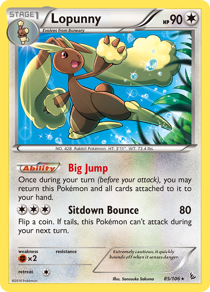 Lopunny (85/106) [XY: Flashfire] | Exor Games New Glasgow