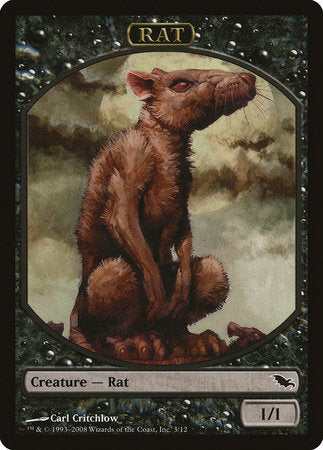 Rat Token [Shadowmoor Tokens] | Exor Games New Glasgow