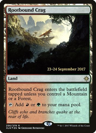 Rootbound Crag [Ixalan Promos] | Exor Games New Glasgow