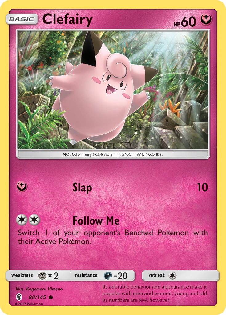 Clefairy (88/145) [Sun & Moon: Guardians Rising] | Exor Games New Glasgow