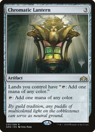 Chromatic Lantern [Guilds of Ravnica Promos] | Exor Games New Glasgow