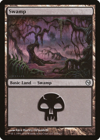 Swamp (103) [Duels of the Planeswalkers] | Exor Games New Glasgow