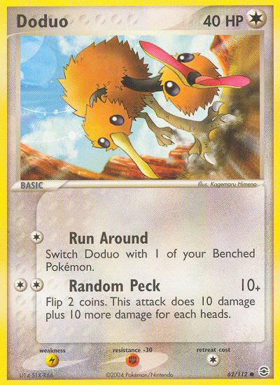 Doduo (62/112) [EX: FireRed & LeafGreen] | Exor Games New Glasgow