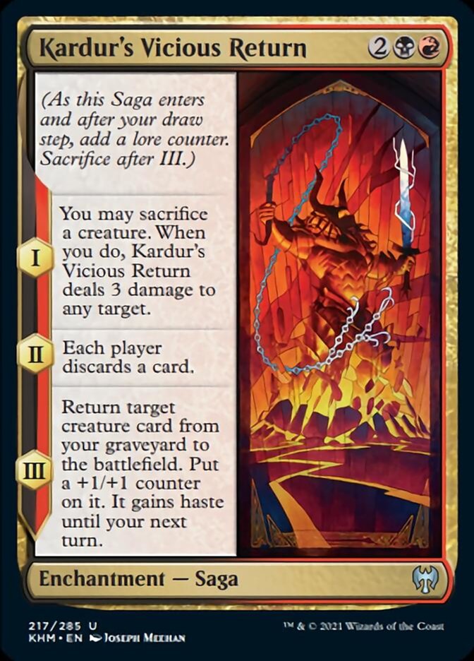 Kardur's Vicious Return [Kaldheim] | Exor Games New Glasgow