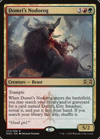 Domri's Nodorog [Ravnica Allegiance] | Exor Games New Glasgow
