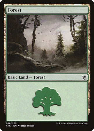 Forest (268) [Khans of Tarkir] | Exor Games New Glasgow