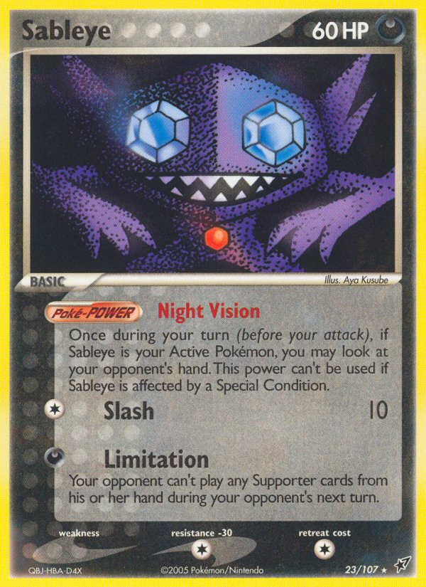 Sableye (23/107) [EX: Deoxys] | Exor Games New Glasgow