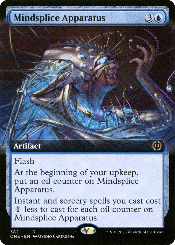 Mindsplice Apparatus (Extended Art) [Phyrexia: All Will Be One] | Exor Games New Glasgow