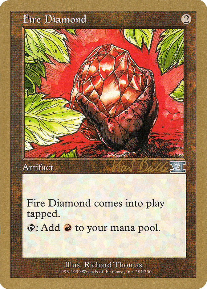 Fire Diamond (Kai Budde) [World Championship Decks 1999] | Exor Games New Glasgow