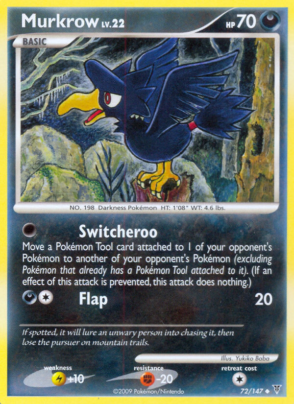 Murkrow (72/147) [Platinum: Supreme Victors] | Exor Games New Glasgow