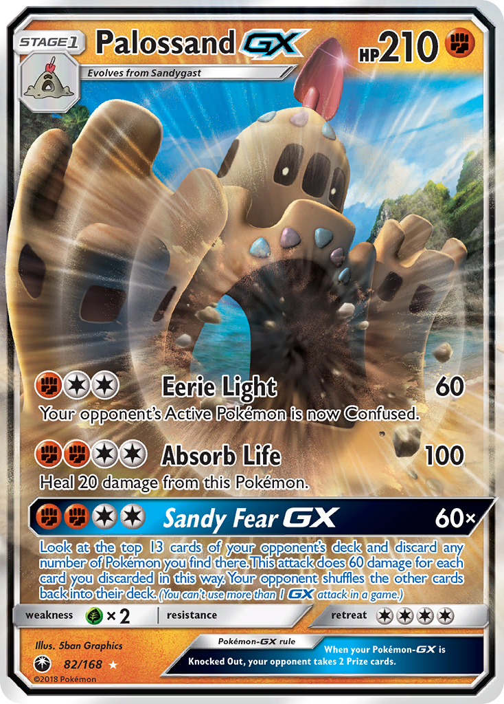 Palossand GX (82/168) [Sun & Moon: Celestial Storm] | Exor Games New Glasgow