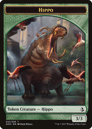 Hippo Token [Amonkhet Tokens] | Exor Games New Glasgow