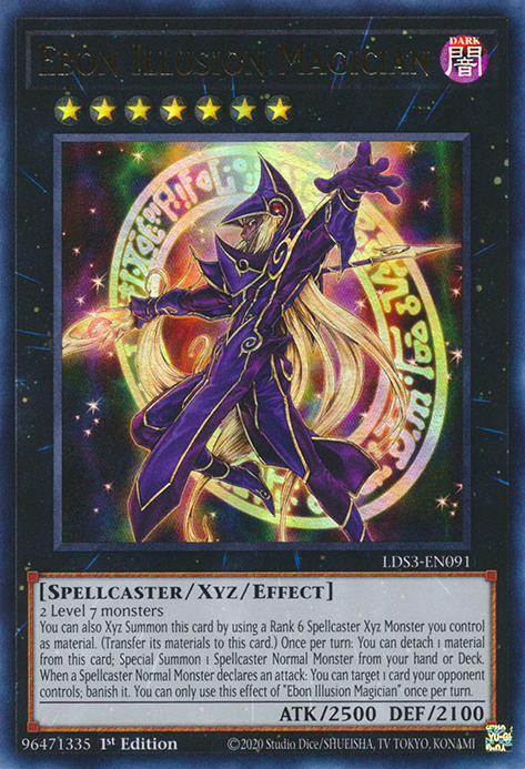 Ebon Illusion Magician [LDS3-EN091] Ultra Rare | Exor Games New Glasgow