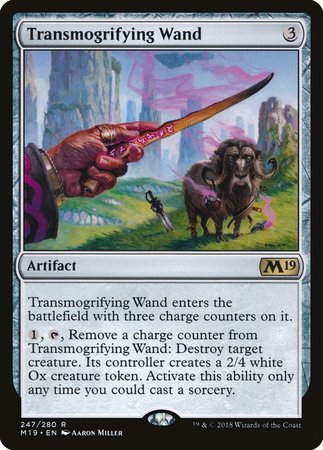 Transmogrifying Wand [Core Set 2019] | Exor Games New Glasgow