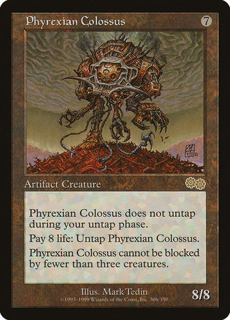 Phyrexian Colossus [Urza's Saga] | Exor Games New Glasgow