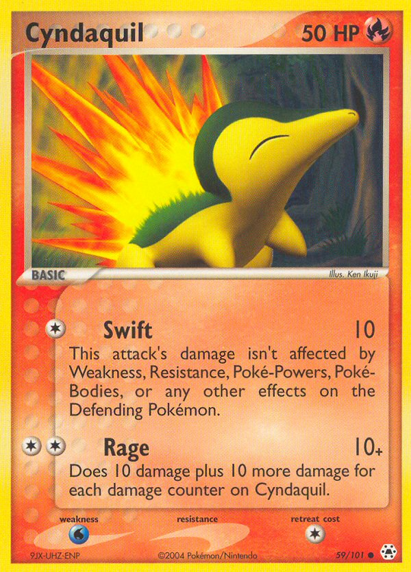 Cyndaquil (59/101) [EX: Hidden Legends] | Exor Games New Glasgow