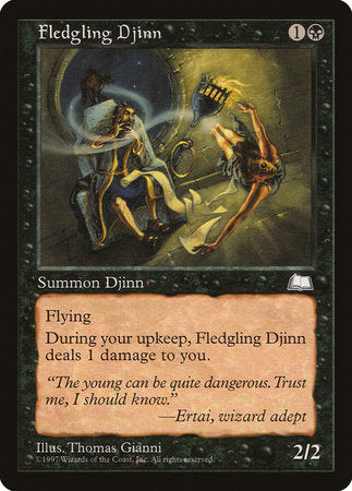 Fledgling Djinn [Weatherlight] | Exor Games New Glasgow