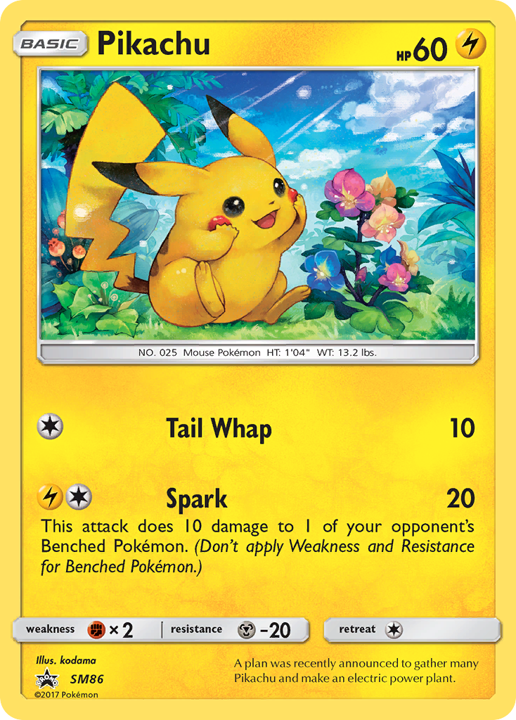 Pikachu (SM86) [Sun & Moon: Black Star Promos] | Exor Games New Glasgow