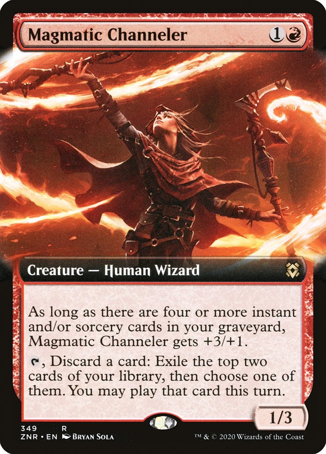 Magmatic Channeler (Extended Art) [Zendikar Rising] | Exor Games New Glasgow