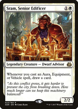 Sram, Senior Edificer [Aether Revolt] | Exor Games New Glasgow