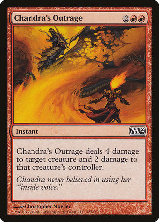 Chandra's Outrage [Magic 2012] | Exor Games New Glasgow