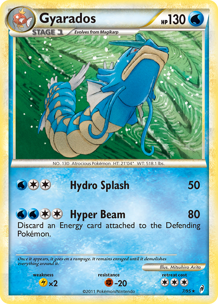 Gyarados (7/95) [HeartGold & SoulSilver: Call of Legends] | Exor Games New Glasgow