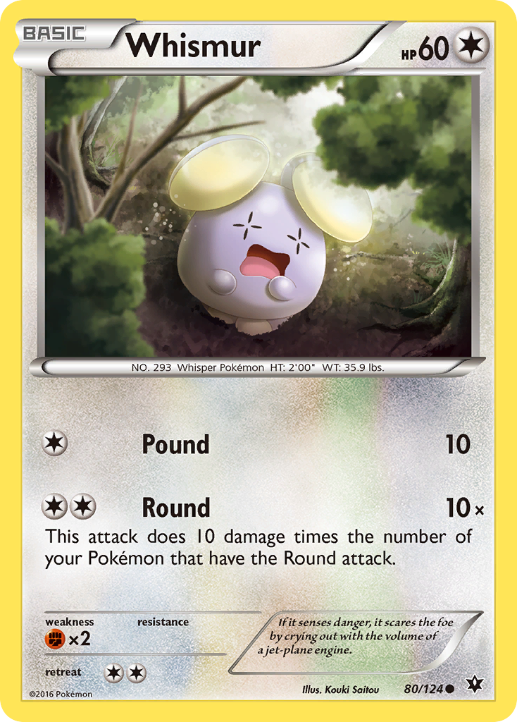 Whismur (80/124) [XY: Fates Collide] | Exor Games New Glasgow