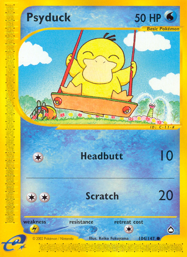 Psyduck (104/147) [Aquapolis] | Exor Games New Glasgow
