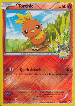 Torchic (12/111) (City Championship Promo) [XY: Furious Fists] | Exor Games New Glasgow