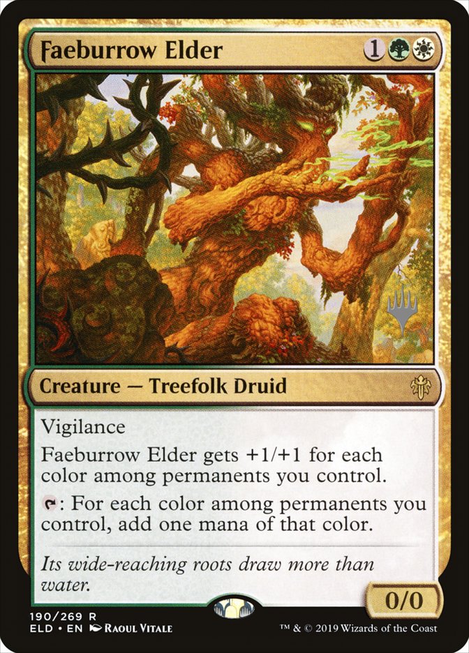 Faeburrow Elder (Promo Pack) [Throne of Eldraine Promos] | Exor Games New Glasgow