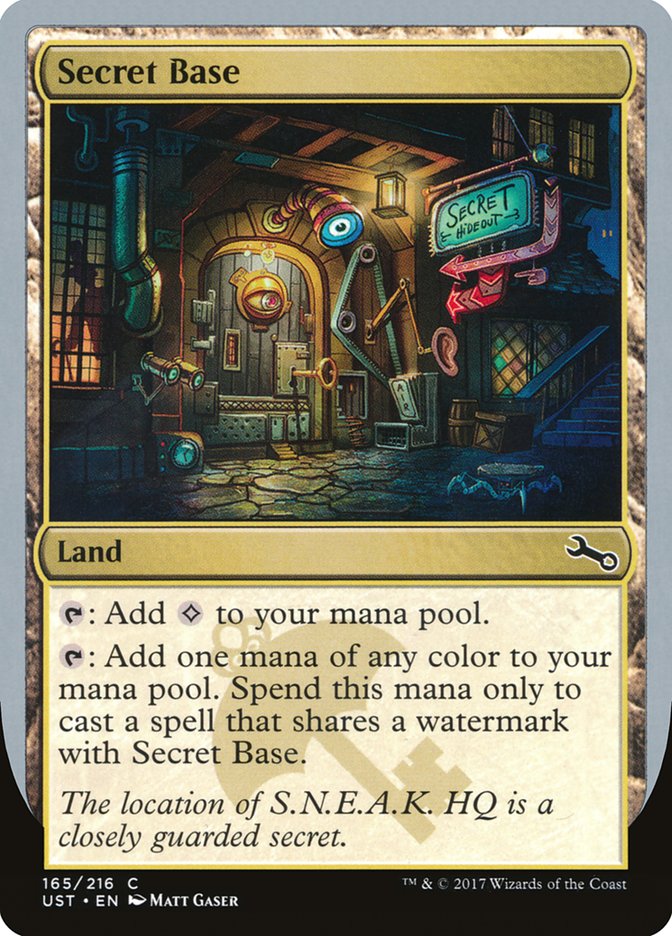 Secret Base (Artist: Matt Gaser) [Unstable] | Exor Games New Glasgow