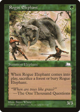 Rogue Elephant [Weatherlight] | Exor Games New Glasgow