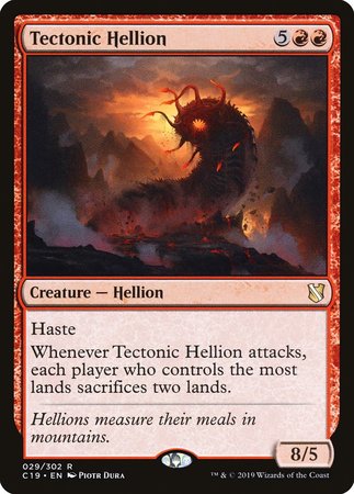 Tectonic Hellion [Commander 2019] | Exor Games New Glasgow