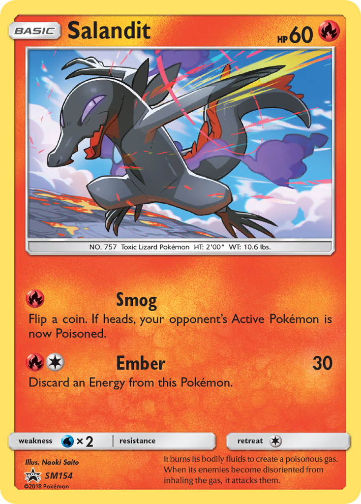 Salandit (SM154) [Sun & Moon: Black Star Promos] | Exor Games New Glasgow