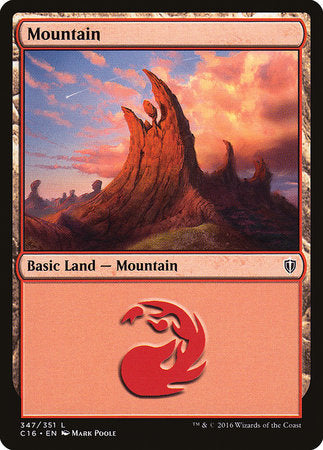 Mountain (347) [Commander 2016] | Exor Games New Glasgow