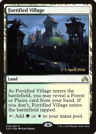 Fortified Village [Shadows over Innistrad Promos] | Exor Games New Glasgow