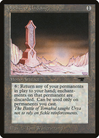 Obelisk of Undoing [Antiquities] | Exor Games New Glasgow
