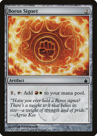 Boros Signet [Ravnica: City of Guilds] | Exor Games New Glasgow