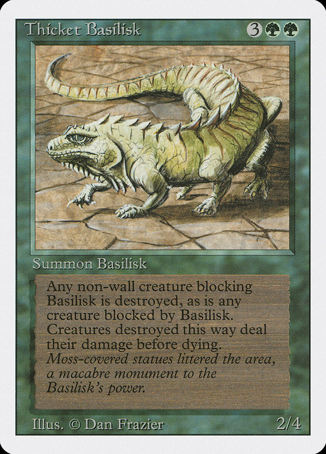 Thicket Basilisk [Revised Edition] | Exor Games New Glasgow