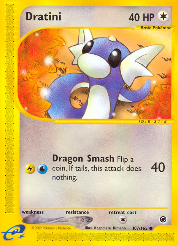 Dratini (107/165) [Expedition: Base Set] | Exor Games New Glasgow