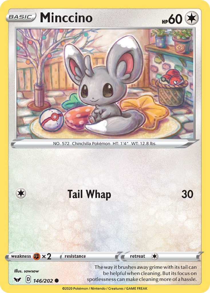 Minccino (146/202) [Sword & Shield: Base Set] | Exor Games New Glasgow